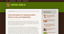 Desktop Screenshot of herbsbible.com